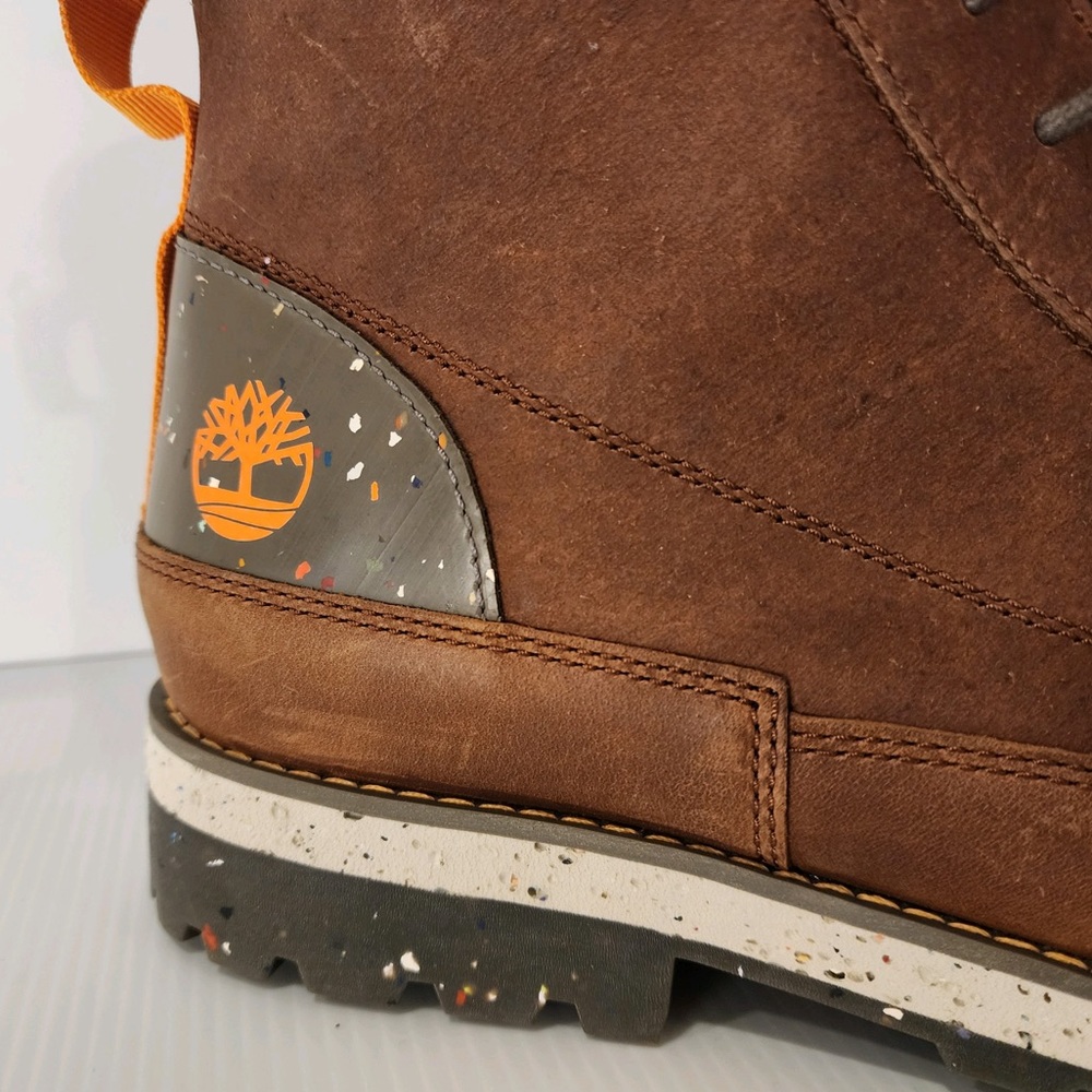 Timberland Timbercycle EK+  Recycled Leather Lace Up Boots A5MZM sz13 NWOT - Picture 15 of 16